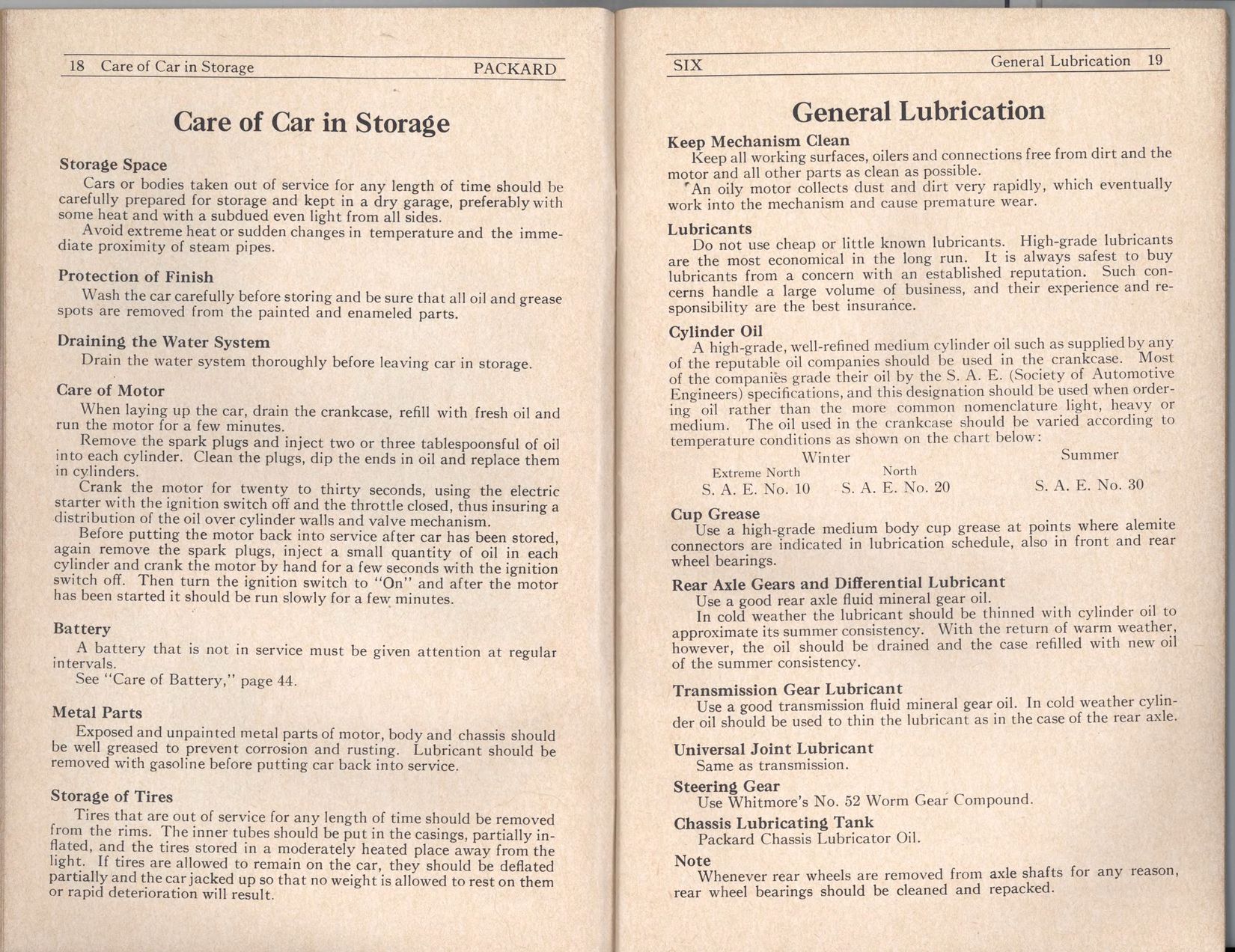 1927 Packard Six Owners Manual Page 25